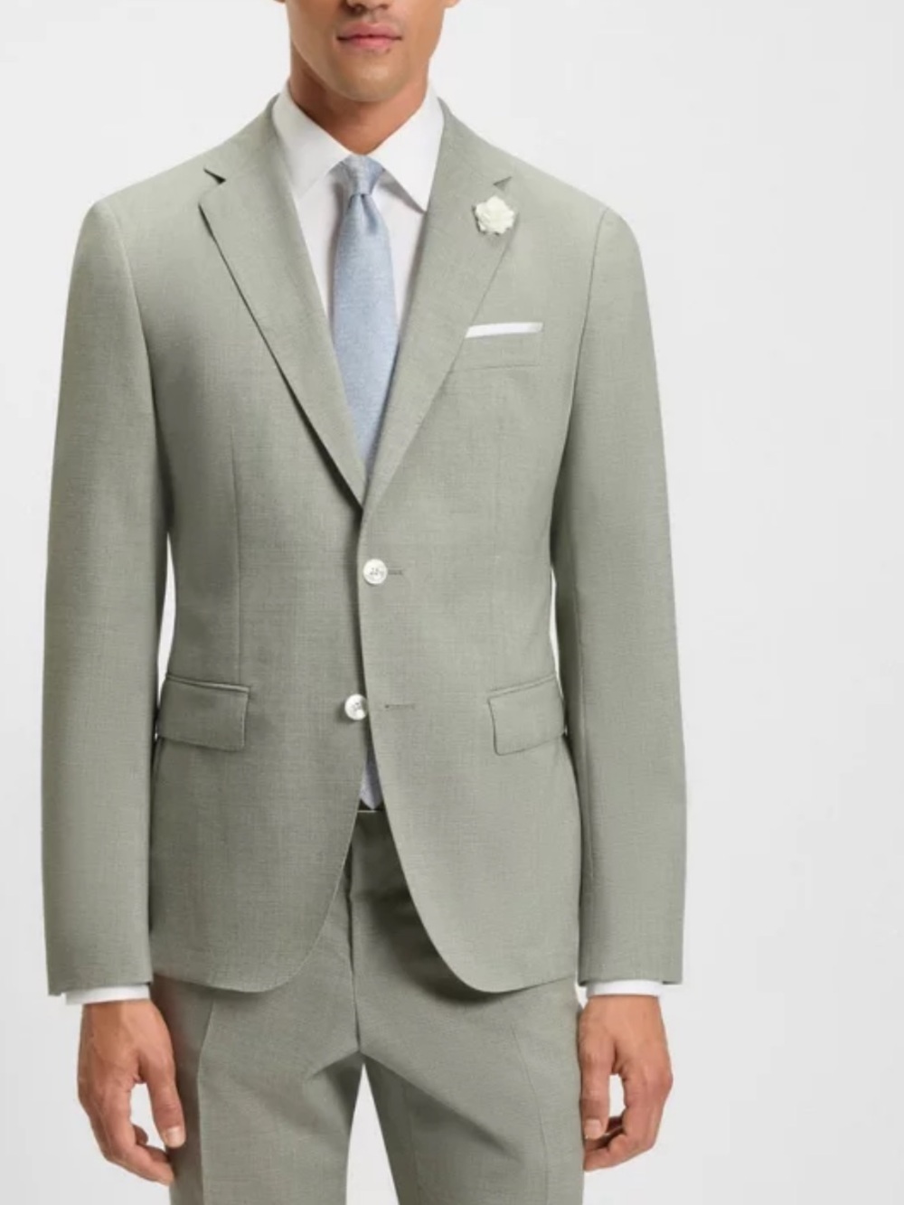 New BOSS H Hutson Wool Blend Sport Coat Blazer Slim Fit Sz 46R